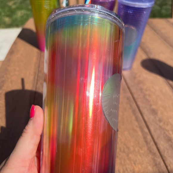 STARBUCKS KALEIDOSCOPE- 🌈 Starbucks cold Venti cup! 2021 NEW! - Picture 6 of 10